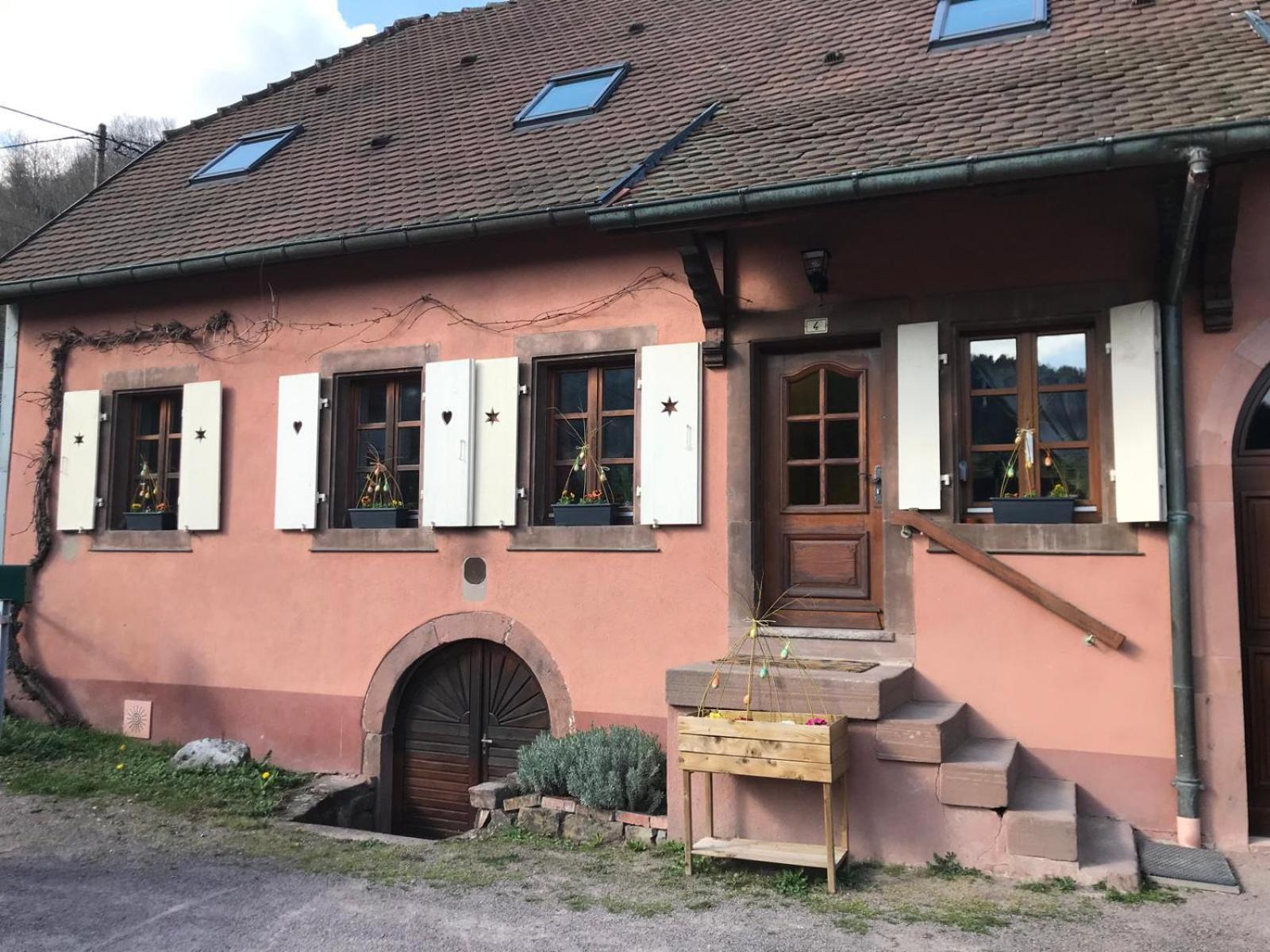 La Fermette Vosgienne De La Goutte Apartamento Steige Exterior foto